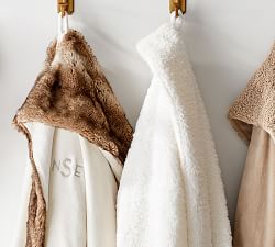 Open Box: Faux Fur Ombre Robe