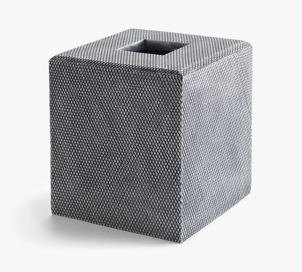Open Box: Gray Raoul Tissue Box