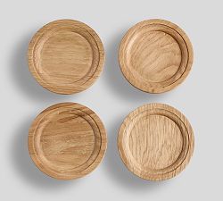 Oak Wood Coasters - Set of 4