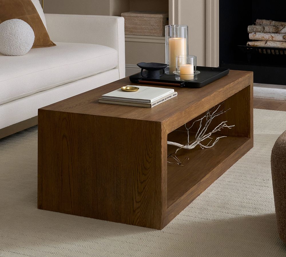 Folsom 58" Rectangular Coffee Table - Modern Design