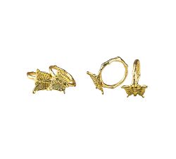 Handformed Butterfly Napkin Rings, Set of 4