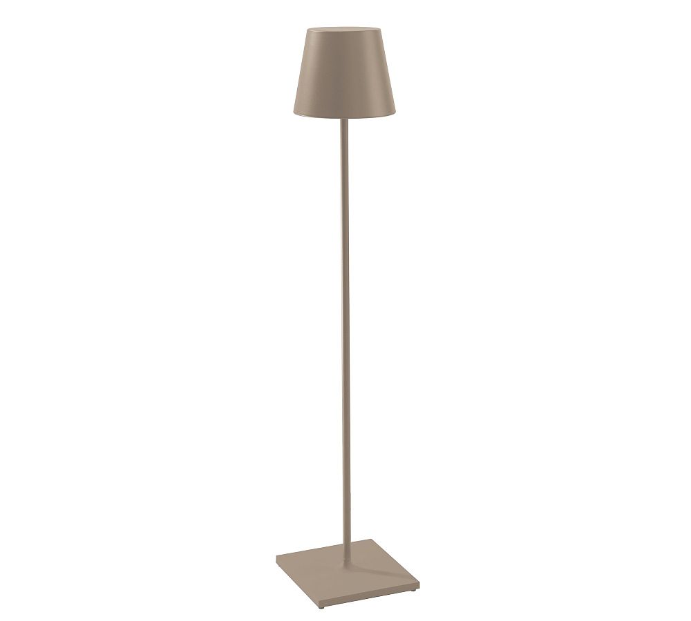 Sand Cordless Aluminum Floor Lamp with Adjustable Heights