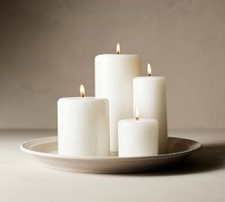 Modern Curved Pillar Candles