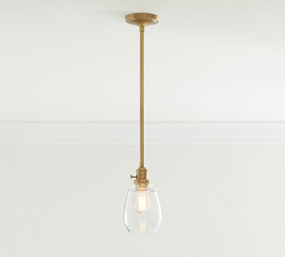 Petite Glass Pole Pendant (6&quot;)