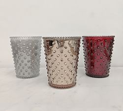 K. Hall Mercury Glass Scented Candle Set