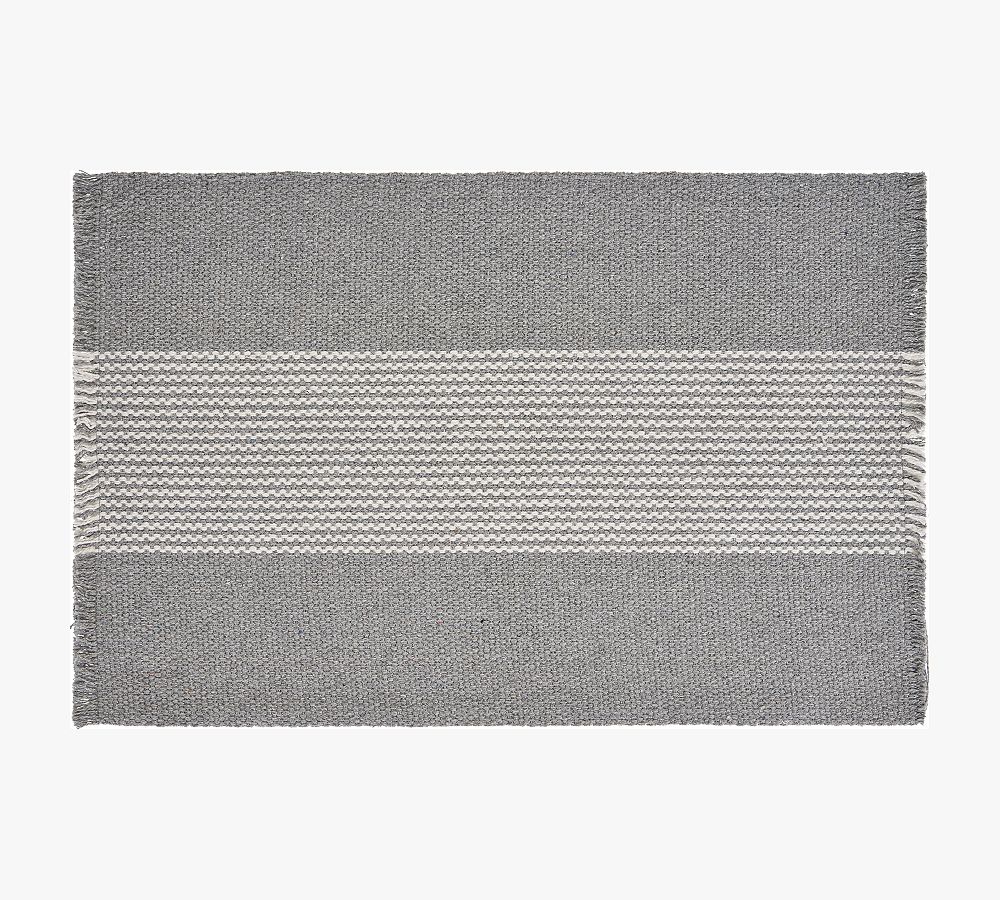 Striped Handwoven Cotton Placemats - Set of 4