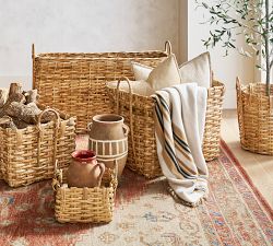 Artisan Rustic Handcrafted Utility Basket