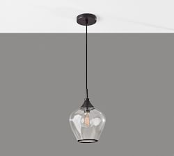 Lucia Hand-Blown Recycled Glass Pendant (9&quot;)