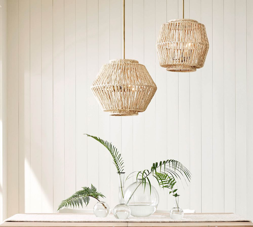 Abaca Woven Pendant (23&quot;-26&quot;)