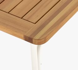 Beale 43&quot; Eucalyptus Rectangular Outdoor Coffee Table
