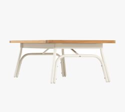 Beale 43&quot; Eucalyptus Rectangular Outdoor Coffee Table
