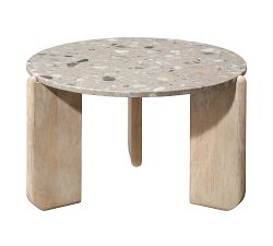 Elmdale Round Terrazzo Coffee Table (28&quot;)