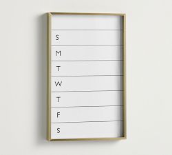 Foley Magnetic Whiteboard Calendar