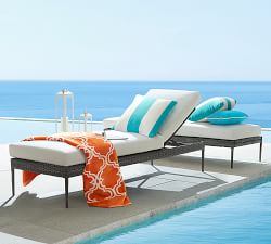Cammeray Wicker Patio Outdoor Chaise Lounge