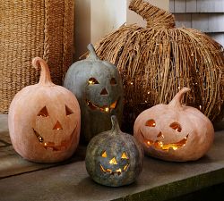 Handmade Terracotta Jack O' Lantern