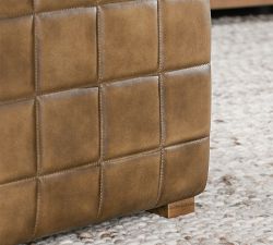 Igor Leather Ottoman