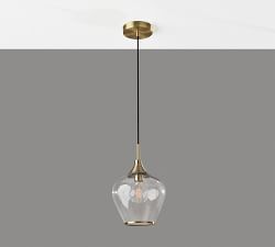 Lucia Hand-Blown Recycled Glass Pendant (9&quot;)