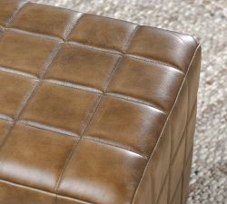 Igor Leather Ottoman