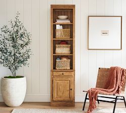 Heritage Farmhouse Entryway Single Door Cabinet