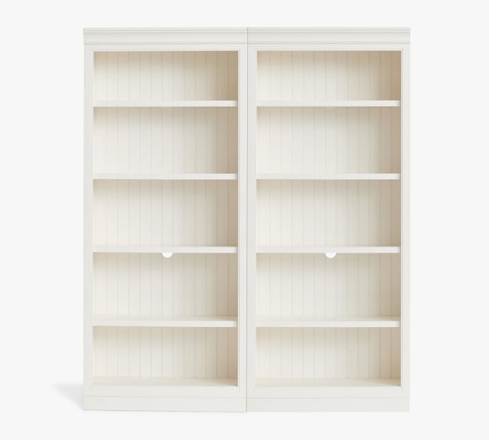 Aubrey 72 Double Tall Bookcase Seadrift Pottery Barn
