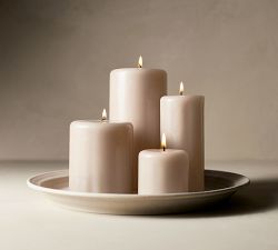 Modern Curved Pillar Candles