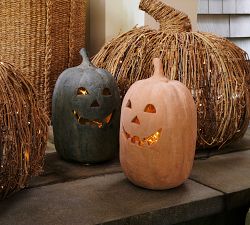 Handmade Terracotta Jack O' Lantern