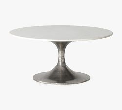 Collier Round Marble Coffee Table (38&quot;)