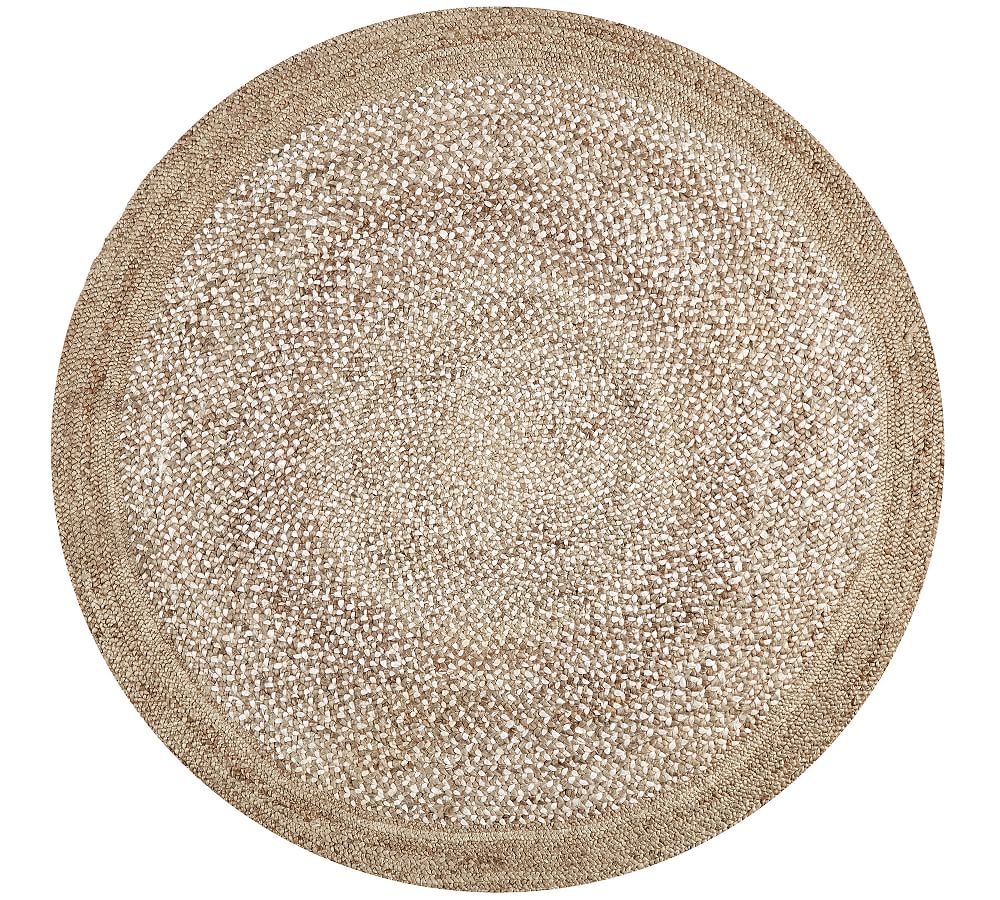 OPEN BOX: Border Round Braided Jute Rug