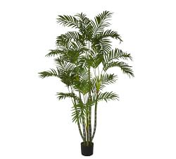 Faux Narrow Areca Palm Trees