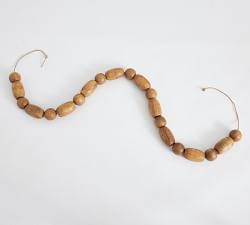 Rustic Oversized Wood Beaded Rope