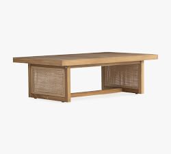 Dolores 50&quot; Outdoor Teak Outdoor Coffee Table