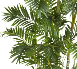 Faux Narrow Areca Palm Trees