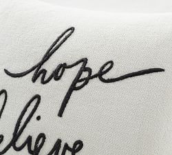 Hope Believe Dream Printed Pillow Cover