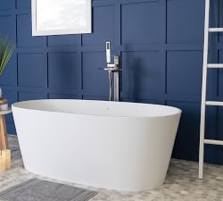 Alika 59&quot; Handcrafted Freestanding Bathtub