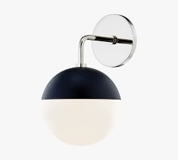 Dixie Round Glass Sconce (12'')