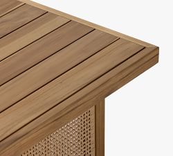 Dolores 50&quot; Outdoor Teak Outdoor Coffee Table