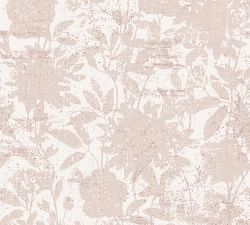 Garden Floral Dusted Pink Removable Wallpaper