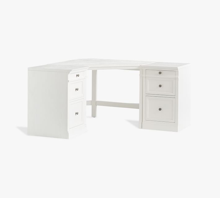 Livingston Corner Desk 57.5 75 Pottery Barn