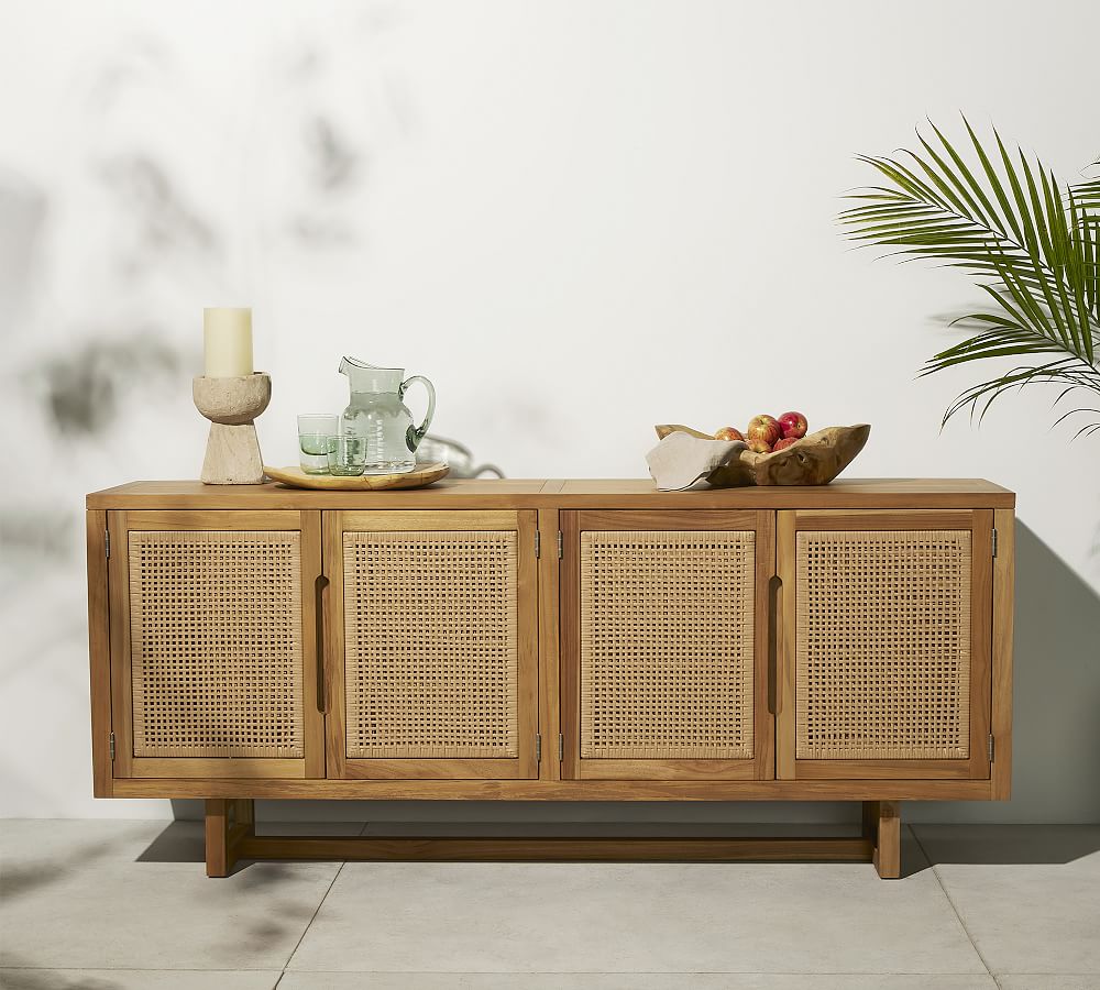 Dolores Teak Rectangular Outdoor Buffet (72&quot;)
