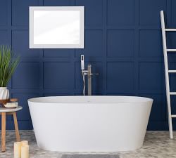 Alika 59&quot; Handcrafted Freestanding Bathtub