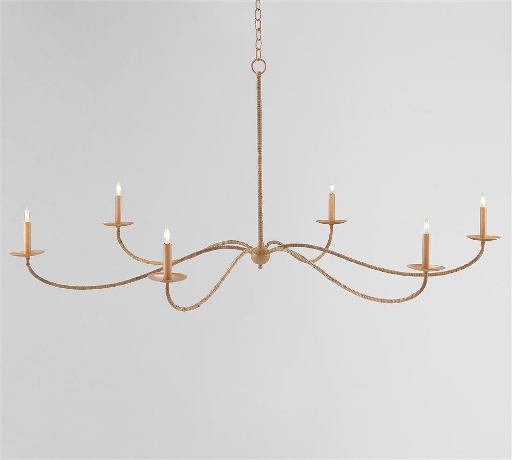 Bosley Rattan Chandelier (61&quot;)