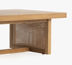 Dolores 50&quot; Outdoor Teak Outdoor Coffee Table