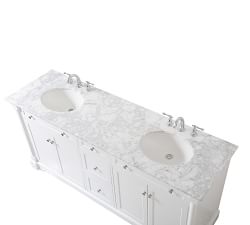 Lorenz 72&quot; Double Sink Vanity