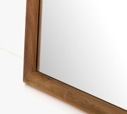 Charley Smoked Acacia Arch Mirror