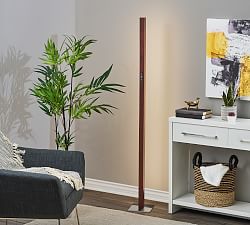 Clovis LED Wood Floor Lamp (61&quot;)