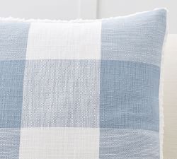 Bryce Sherpa Back Check Pillow Cover
