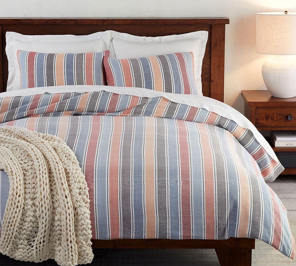 Silas Stripe Cotton Duvet Cover &amp; Shams