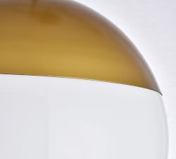 Dorland Glass Globe Pendant  (8&quot;-14&quot;)