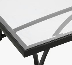 Jax Rectangular Glass Coffee Table (48&quot;)