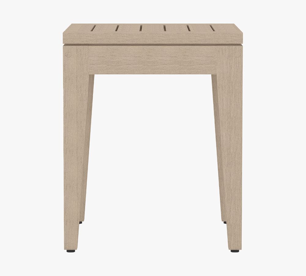 Punta Mita 16&quot; Teak Outdoor Square Outdoor End Table